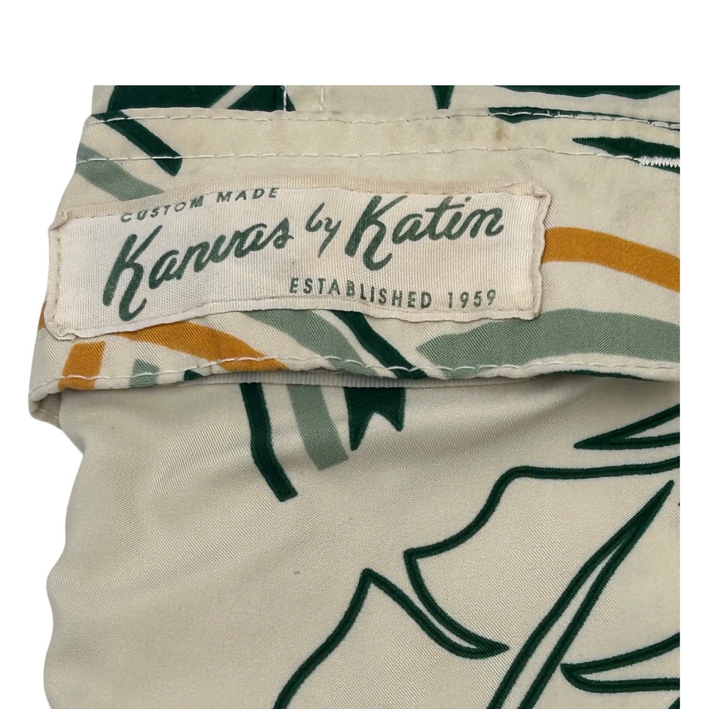 Kanvas by Katin Vintage Heritage Board Shorts Tropical Pocket Surf Swim 36 - Picture 3 of 13